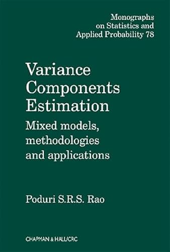 Stock image for Variance Components: Mixed Models, Methodologies and Applications (Chapman & Hall/CRC Monographs on Statistics and Applied Probability) for sale by kt_booktigers