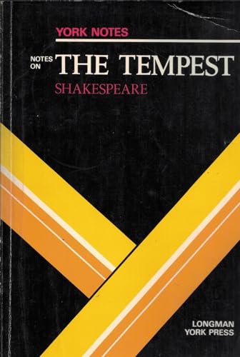 Beispielbild für William Shakespeare, "Tempest": Notes (York Notes) zum Verkauf von medimops