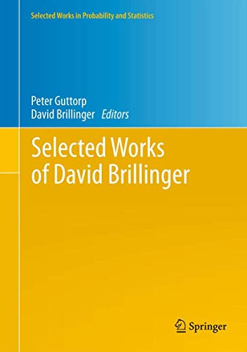 Stock image for Selected Works of David Brillinger for sale by GreatBookPrices