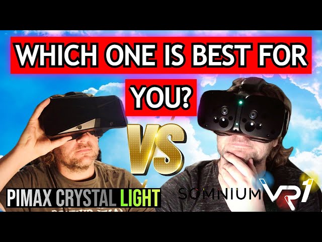 Somnium VR1 OR Pimax Crystal LIGHT? The BRUTAL TRUTH! HIGH END VS AFFORDABLE | Let's DISCUSS in MSFS