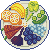 Tasty colors icon/pixelart