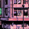 Poor part of city/pixelart