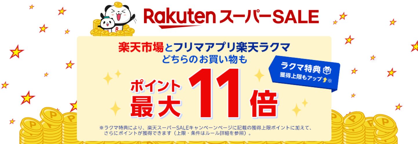 楽天スーパーセール（2024年3月）買い回り