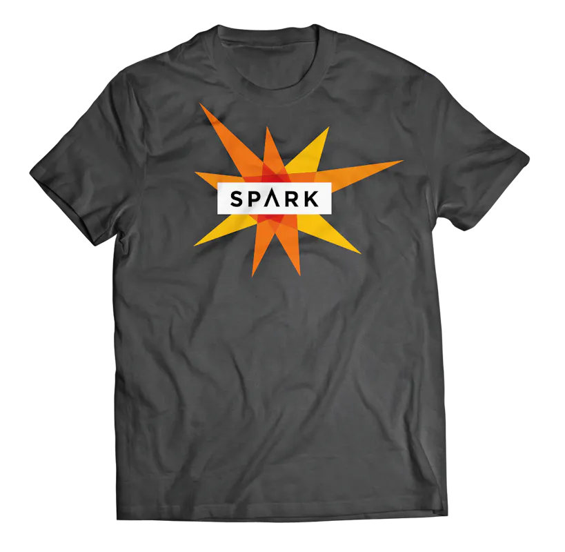 ClickBank Mens Star Logo Spark Tee