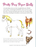 Pony Paper Dolls to Print