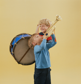 kids with instruments