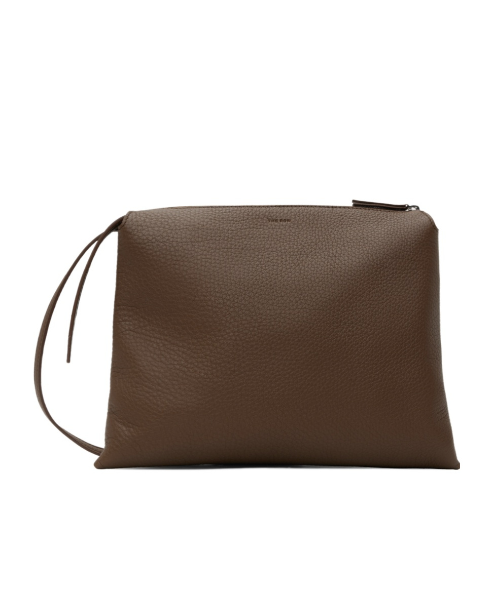 The Row Nu Twin Shoulder Bag In Brown