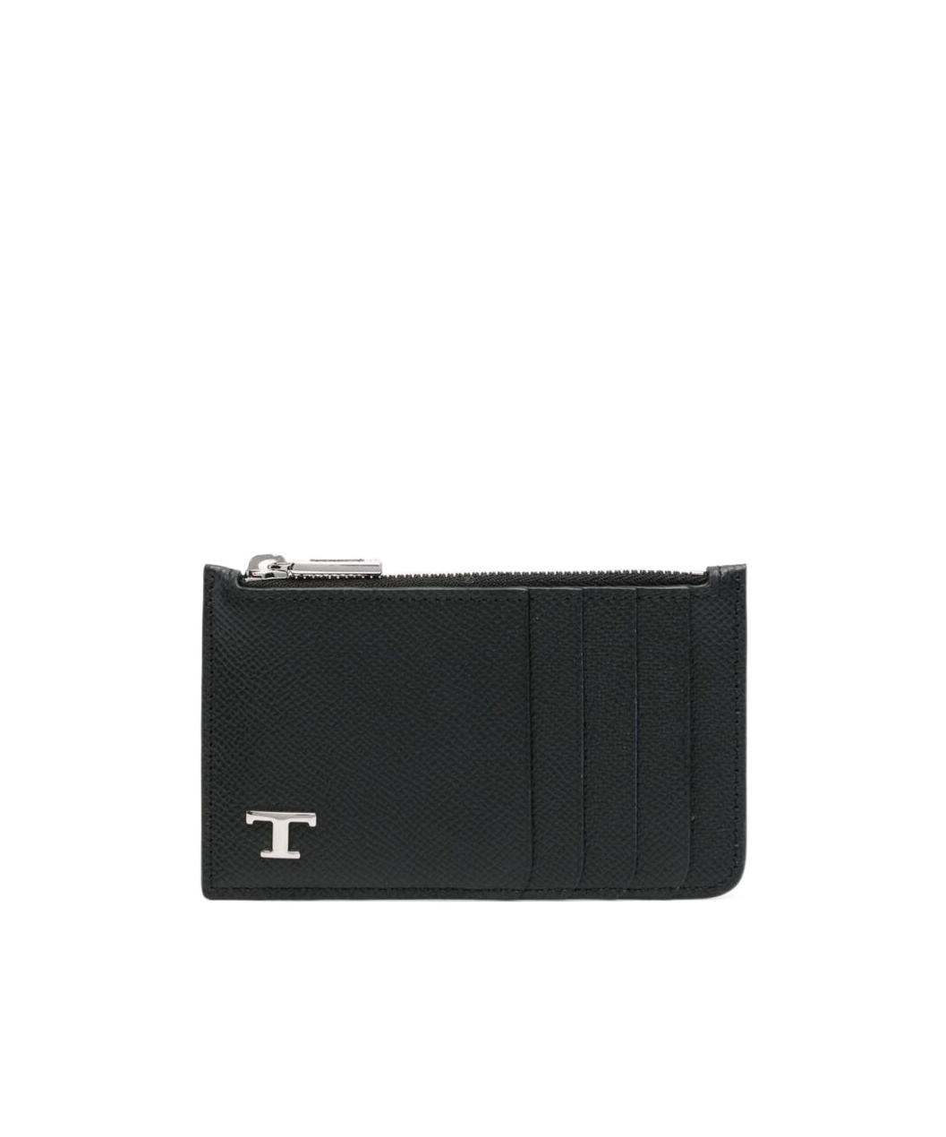 Tod's T Timeless-logo Card Holder In Black