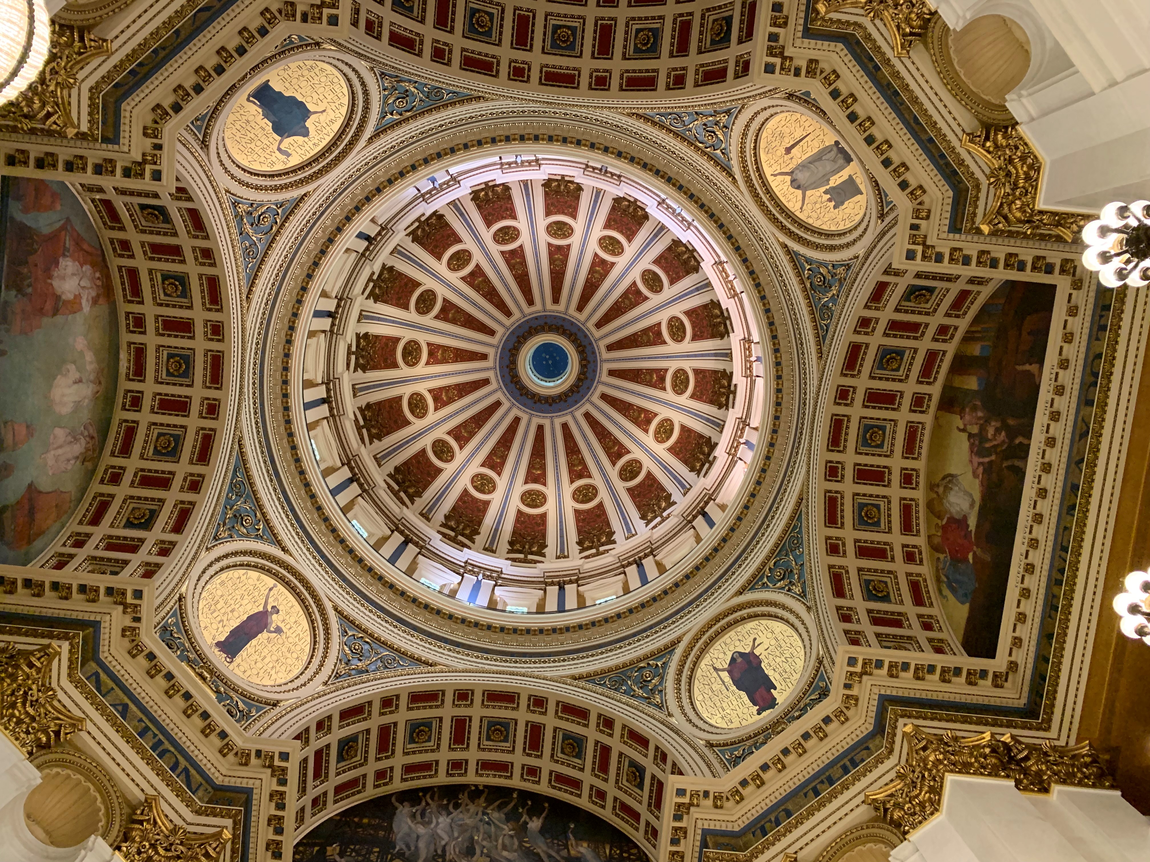 The interior of the Pennsylvania Capitol dome in Harrisburg. 