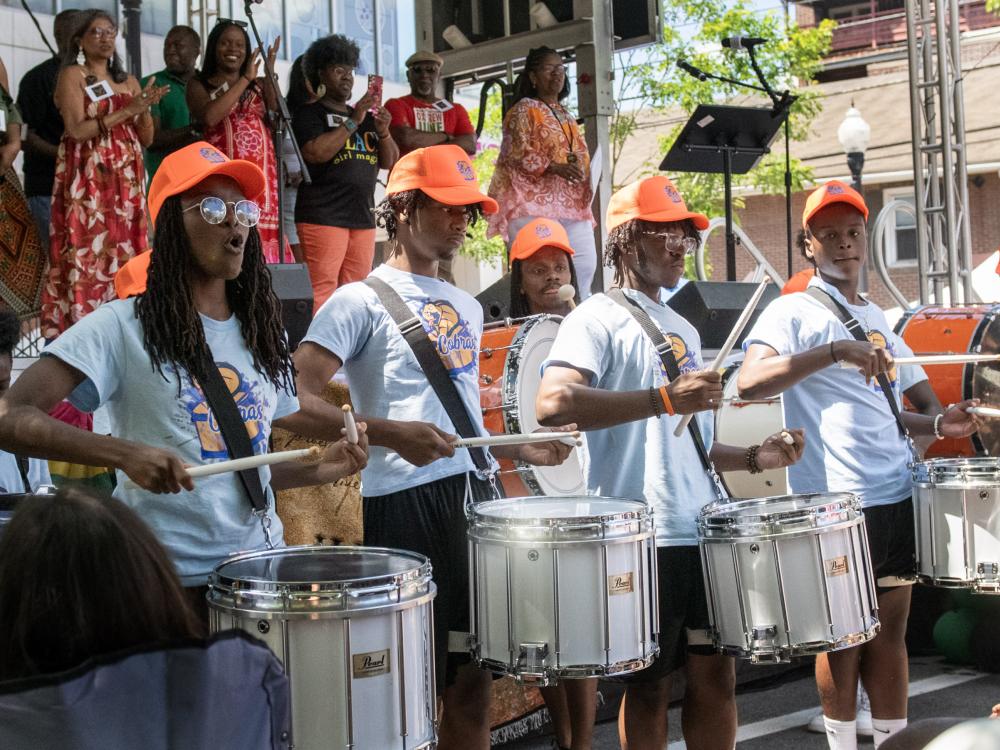 Marching Cobras drumline