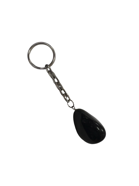 Obsidian Tumble Polished Key Chains