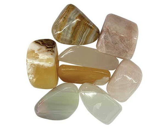 Onyx Tumbled Stones Mixed Colors