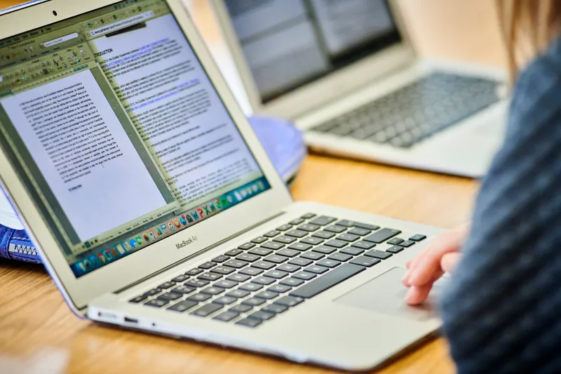 Close-up of a laptop