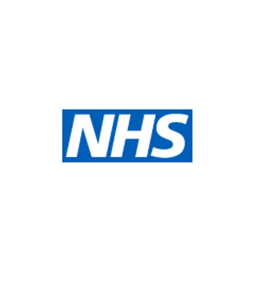 NHS logo on white background