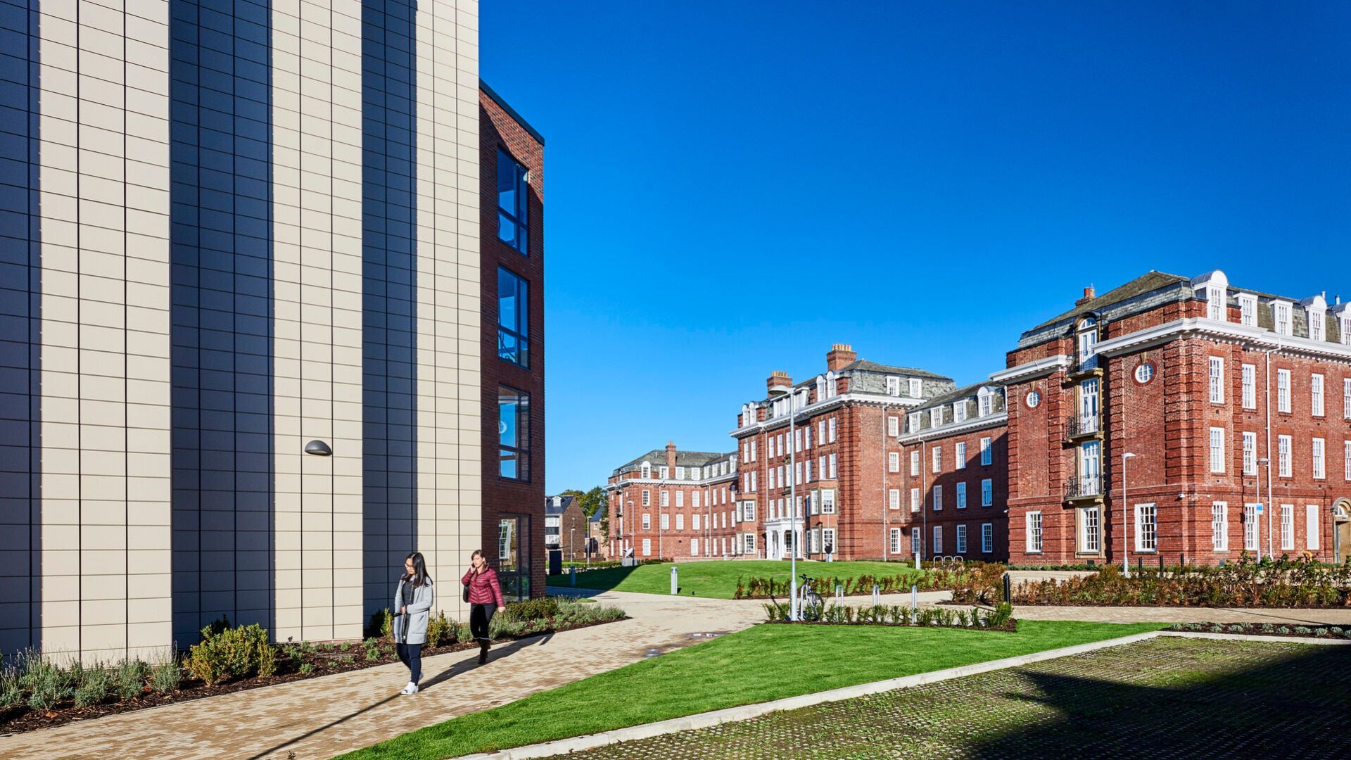 Exterior shot of Ustinov College