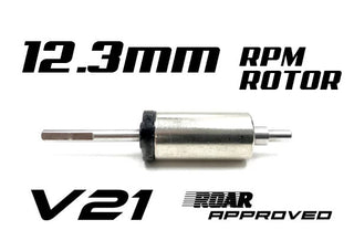 R1 V21 12.3mm replacement rotor for 25.5 123705 C3 - R1 Brushless Motor Lab, LLC.