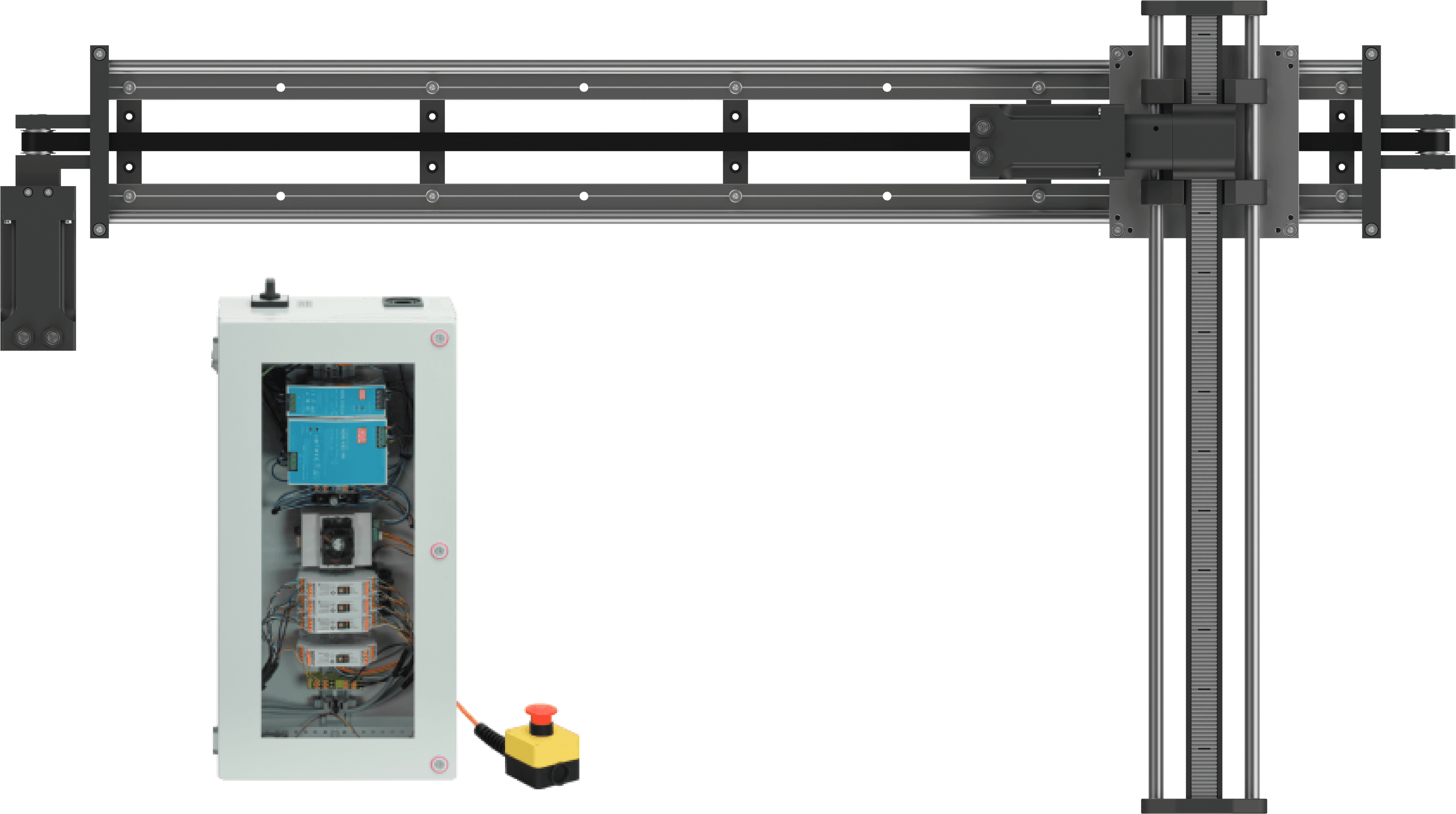 Line Robot - Stepper Motors with Encoder, Working Space 800x500 mm