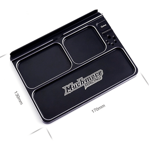 Muchmore Racing Luxury Aluminum Part Tray 3 (Black)