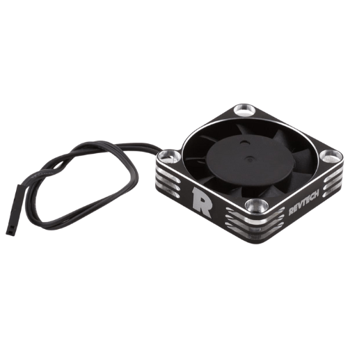 Trinity Revtech Aluminum 40x40mm Ball Bearing Fan (Black/Silver)