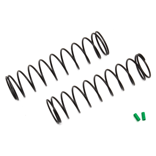 Team Associated 12mm Rear Shock Springs - Green - 2.2 lb/in - L 72mm