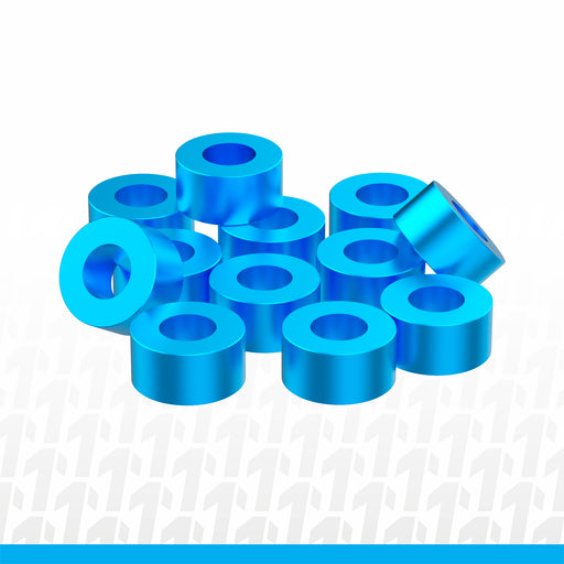 1UP80315 1up Racing Precision Aluminum Shims - 3x6x3mm - Blue