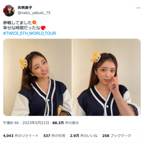 永野芽郁ら、TWICEライブ鑑賞を報告