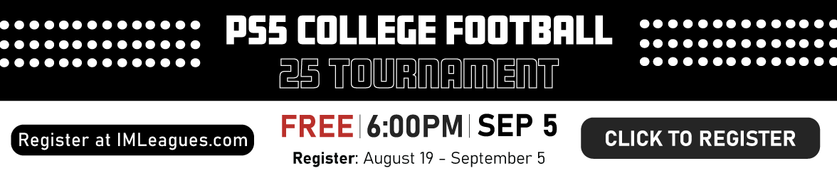 intramural ps5 college football tournament