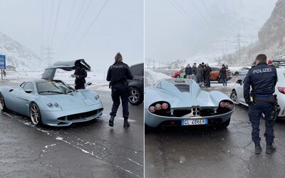 VIDEO: Policie zabavila luxusní Pagani v hodnotě 6 milionů eur. Má patřit samotnému majiteli automobilky