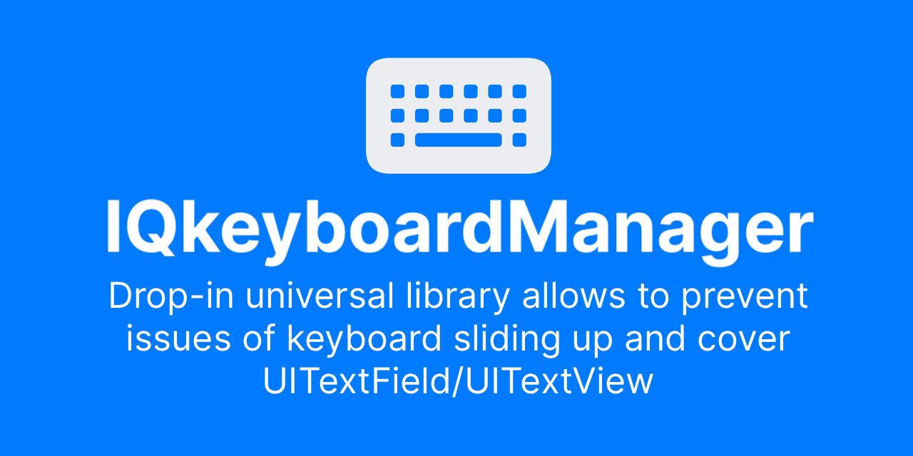 IQKeyboardManager