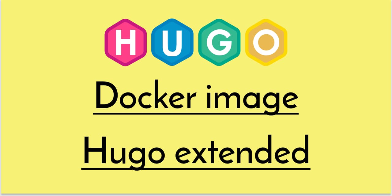 hugo-extended-docker