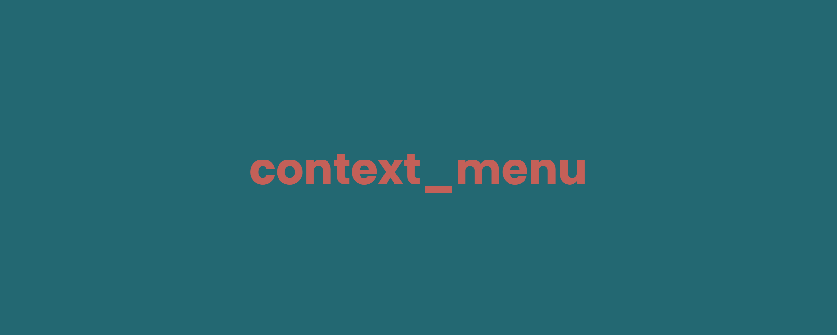 context_menu