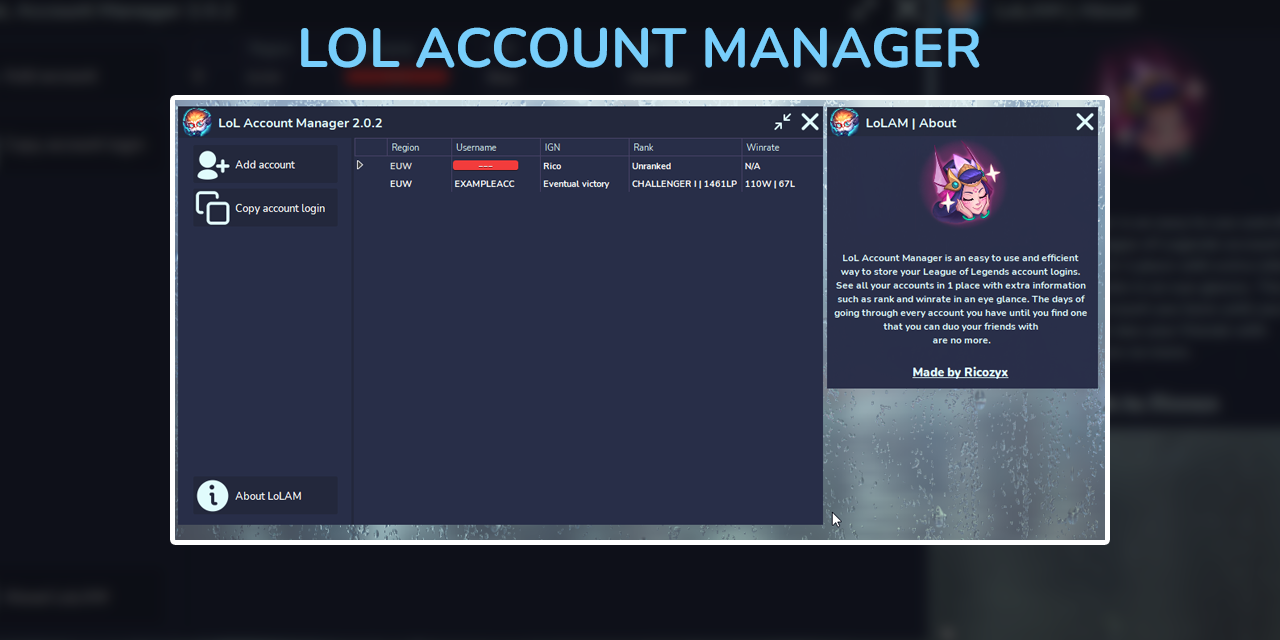 LoL-Account-Manager