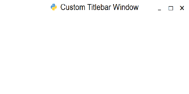 pyqt-custom-titlebar-window