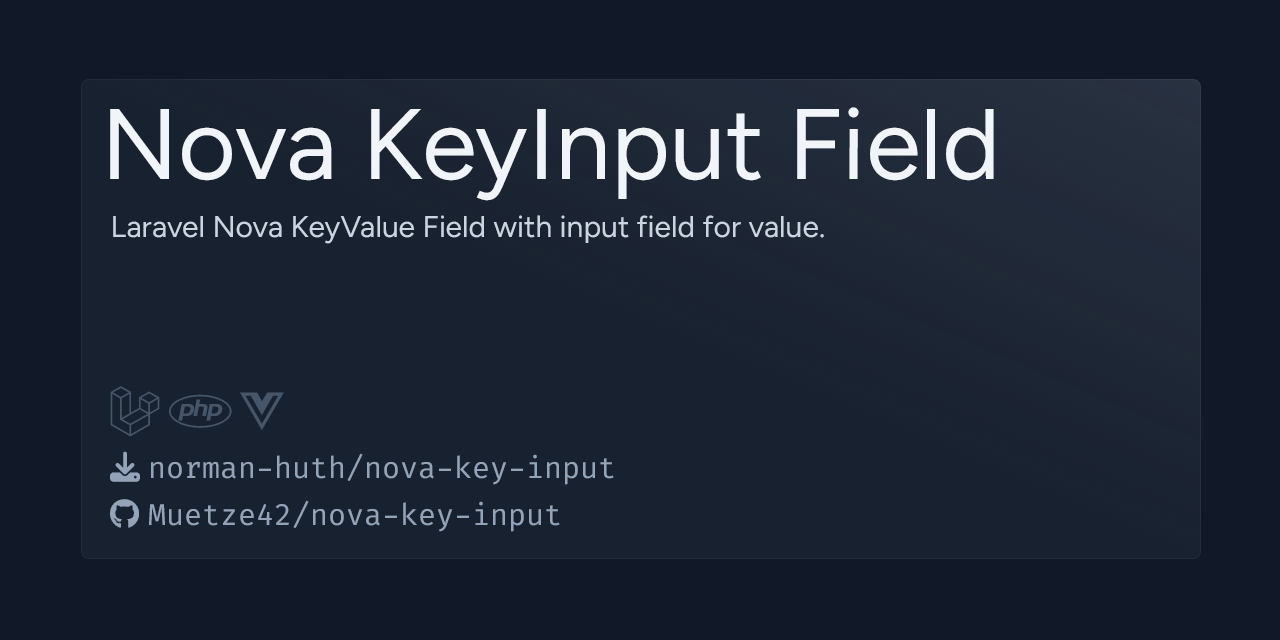 nova-key-input