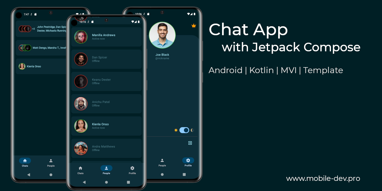 Jetpack-Compose-ChatApp-Template