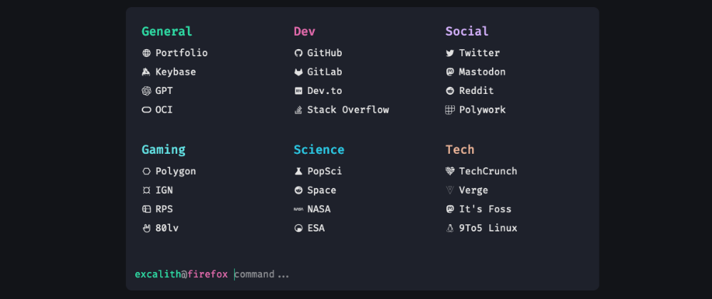 excalith-start-page