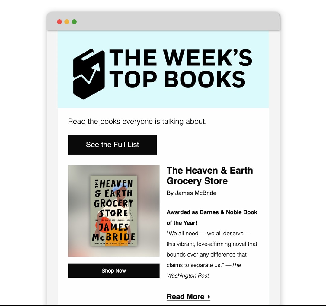 The Week&#039;s Top Books Email Preview