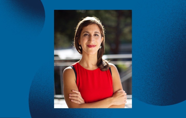 Headshot of Lisa Poulikakos, assistant professor of mechanical and aerospace engineering