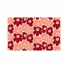 Marimekko Pieni Unikko Dark Cherry / Pink / Grey Cotton Fabric