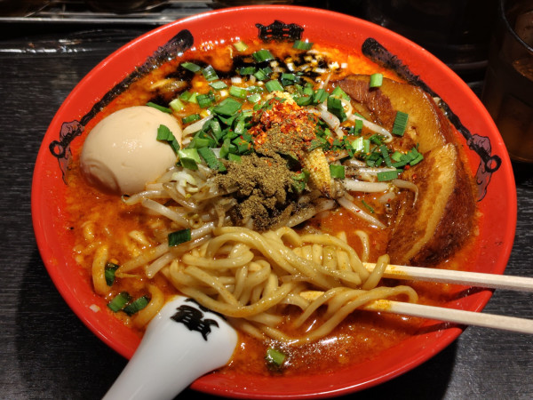 「特製カラシビ味噌らー麺(カラ増し·シビ増し)·白飯」@カラシビ味噌らー麺 鬼金棒 池袋店の写真