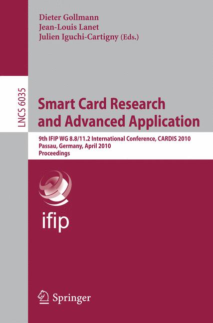 Cover of 'Smart Card Research and Advanced Application'