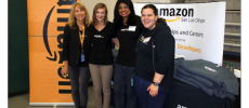 Bushra with Amazon Colleagues