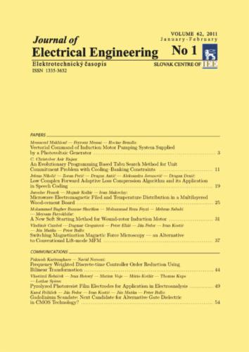 Journal of Electrical Engineering's Cover Image