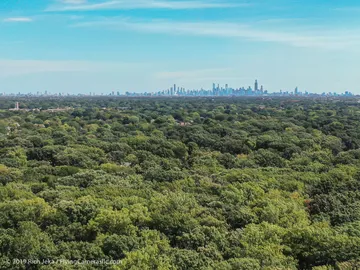 Chicago from Thatcher Woods