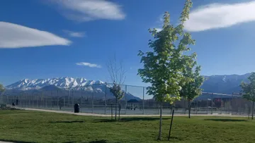 Saturday morning tennis at Provo High