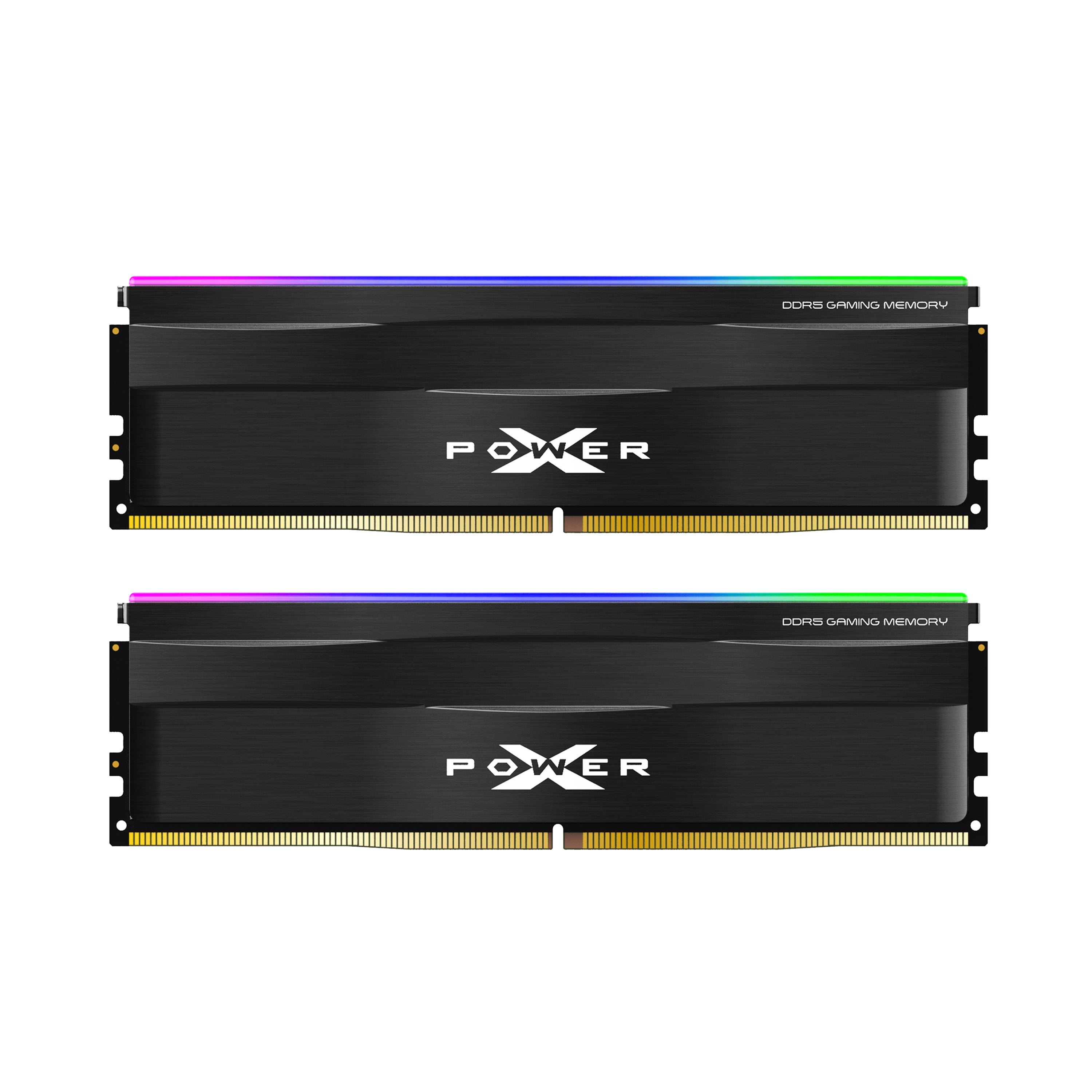 Silicon Power Zenith Gaming RGB DDR5 5200MHz (PC5-41600) 32GB(16GBx2) Dual Pack 1.25V Desktop Unbuffered DIMM [Black]