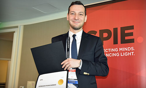 Recipient of an SPIE scholarship