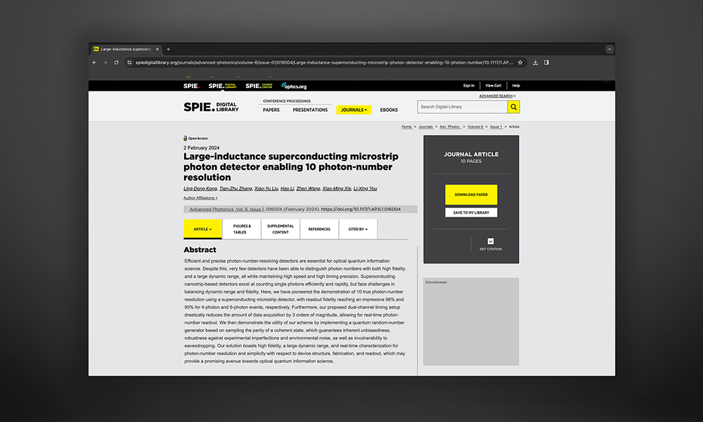  Journal article on the SPIE Digital Library