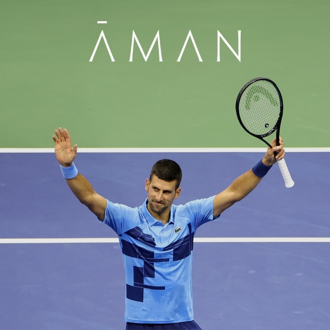 Novak Djokovic is Aman’s first global wellness advisor