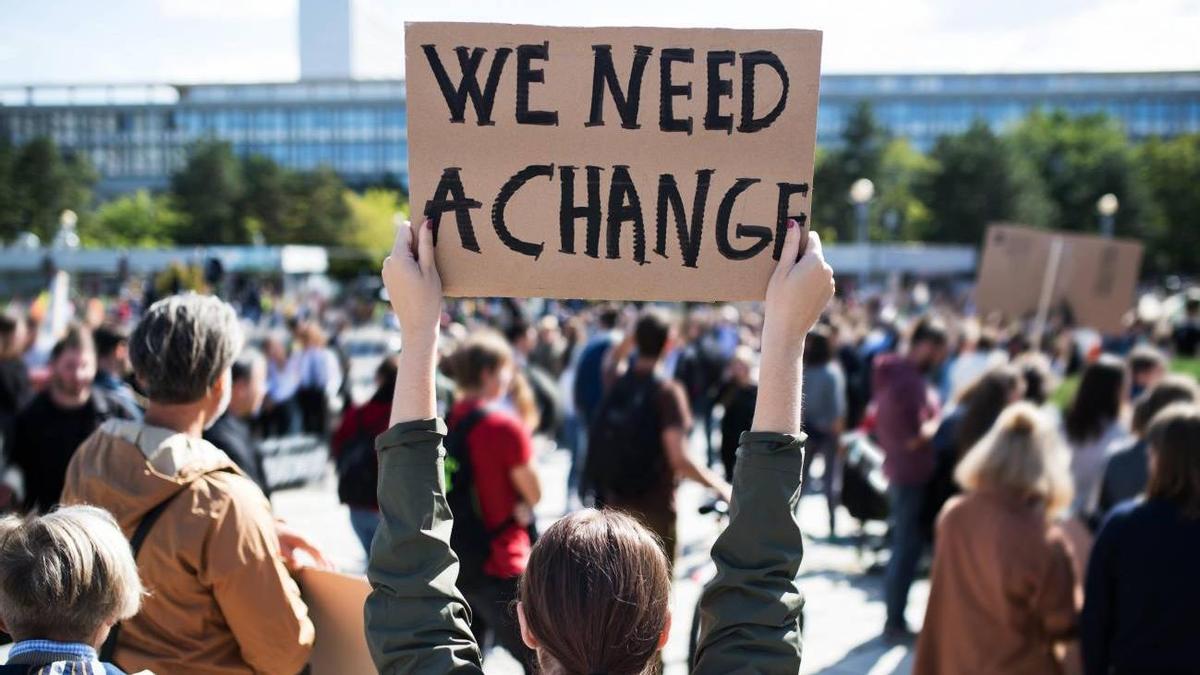 Protesta contra el cambio climático